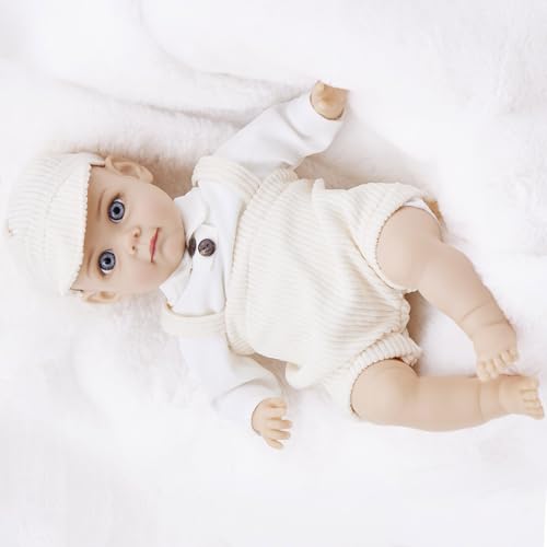 Zkydhbd Realistische 14 Zoll Vinyls Neugeborene Baby Boy Puppen Realistische Kinderspielzeug Weiche Vinyls Mit Ausgestopftem Spielzeugsammler Für Kleidung Zkydhbd Realistische 14 Zoll Vinyls Neugeborene Baby Boy Puppen Realistische Kinderspielzeug Weiche Vinyls Mit Ausgestopftem Spielzeugsammler Für Kleidung von Zkydhbd