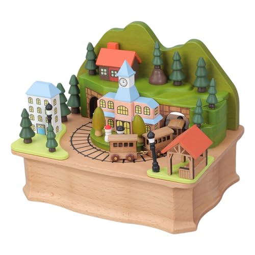 Zkydhbd Rotierende Holzfigur Music Box Bahnhof Burgen Krippe Szene Windup Musical Box Für Wohnzimmerdekoration Zkydhbd Rotierende Holzfigur Music Box Bahnhof Burgen Krippe Szene Windup Musical Box Für Wohnzimmerdekoration von Zkydhbd