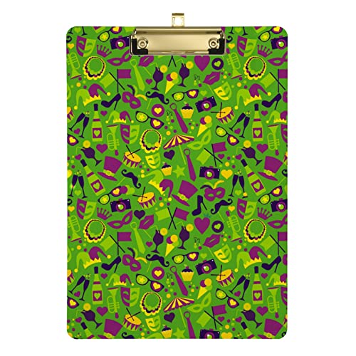 Carnival Icon Flat Style Klemmbretter Acryl Klemmbretter für Krankenschwestern A4 Briefgröße 12,5 x 9 Zoll Silber Clip Carnival Icon Flat Style Klemmbretter Acryl Klemmbretter für Krankenschwestern A4 Briefgröße 12,5 x 9 Zoll Silber Clip von Zltegako