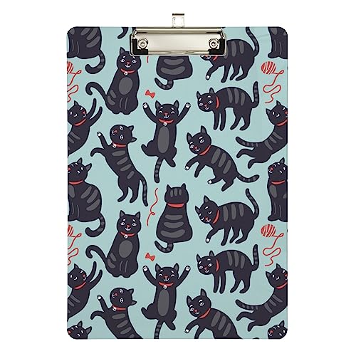 Funny Cats Acryl-Klemmbrett mit verschiedenen Posen, niedriges Profil-Klemmbrett für Kinder, A4, Briefgröße, silberfarbener Clip Funny Cats Acryl-Klemmbrett mit verschiedenen Posen, niedriges Profil-Klemmbrett für Kinder, A4, Briefgröße, silberfarbener Clip von Zltegako