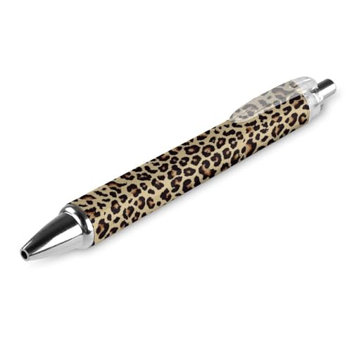 FunnyLeopardenmuster-Design, einziehbarer Kugelschreiber, ultrafein, 0,5 mm, schwarze Tinte, einzigartiges Muster, Tintenroller für College, Büro, Geschäft, Studenten, Krankenschwestern, 1 Stück FunnyLeopardenmuster-Design, einziehbarer Kugelschreiber, ultrafein, 0,5 mm, schwarze Tinte, einzigartiges Muster, Tintenroller für College, Büro, Geschäft, Studenten, Krankenschwestern, 1 Stück von Zltegako
