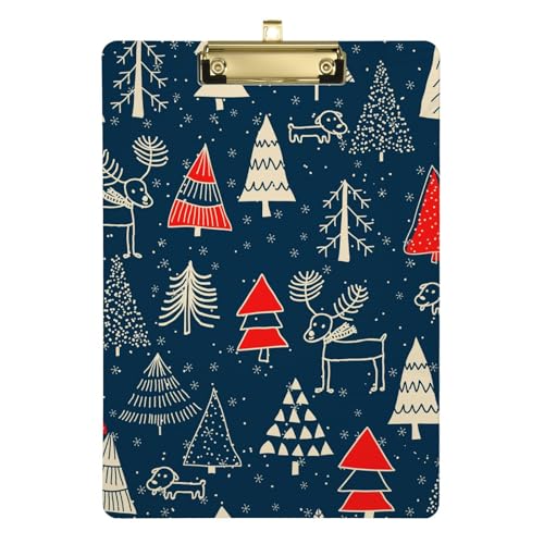 Klemmbretter mit Weihnachtsmuster, Standard-Loch, Klemmbrett, Ordner, Organizer für Zuhause Klemmbretter mit Weihnachtsmuster, Standard-Loch, Klemmbrett, Ordner, Organizer für Zuhause von Zltegako