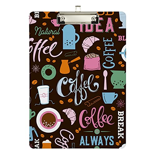 Kunststoff-Klemmbrett für Kaffeetassen, 22,9 x 32,8 cm, Acryl-Klemmbretter mit flachem Profil-Clip, A4, Briefgröße, robustes Brett für Lehrer, Studenten, Krankenschwestern, Designer Kunststoff-Klemmbrett für Kaffeetassen, 22,9 x 32,8 cm, Acryl-Klemmbretter mit flachem Profil-Clip, A4, Briefgröße, robustes Brett für Lehrer, Studenten, Krankenschwestern, Designer von Zltegako