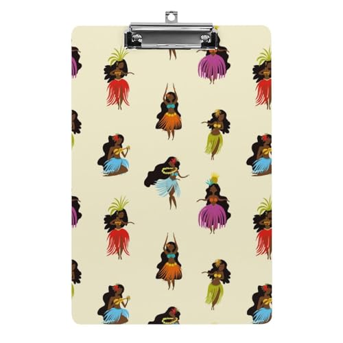 Lustiges Klemmbrett für Frauen, die Ukulele spielen und tanzen, mit starkem Metallclip, A4, Acryl-Klemmbrett mit Loch zum Aufhängen Lustiges Klemmbrett für Frauen, die Ukulele spielen und tanzen, mit starkem Metallclip, A4, Acryl-Klemmbrett mit Loch zum Aufhängen von Zltegako