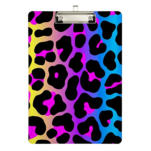 Niedliche dekorative Klemmbretter, Marmor-Muster, schwarzer rissiger Marmor, Leopardenmuster, Gepard, Neon-Farbverlauf, Klemmbretter, A4, Acryl, für Büro, Studenten, Krankenschwestern, 31,8 x 22,9 cm Niedliche dekorative Klemmbretter, Marmor-Muster, schwarzer rissiger Marmor, Leopardenmuster, Gepard, Neon-Farbverlauf, Klemmbretter, A4, Acryl, für Büro, Studenten, Krankenschwestern, 31,8 x 22,9 cm von Zltegako