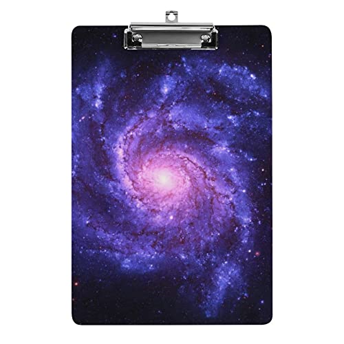 Spiral-Galaxie-Klemmbrett mit starkem Metallclip, A4, Briefgröße, Acryl-Klemmbrett mit Loch zum Aufhängen Spiral-Galaxie-Klemmbrett mit starkem Metallclip, A4, Briefgröße, Acryl-Klemmbrett mit Loch zum Aufhängen von Zltegako