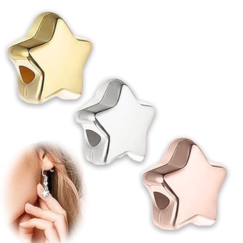 300 Stück Stern Perlen Acryl Sternform Perlen für Armbänder, 6mm Pentagramm Zwischenperlen kleine Loch Spacer Perlen, DIY Schmuckherstellungs-Kit für Armband, Ohrring Handwerk(Gold&Silber&Pink) 300 Stück Stern Perlen Acryl Sternform Perlen für Armbänder, 6mm Pentagramm Zwischenperlen kleine Loch Spacer Perlen, DIY Schmuckherstellungs-Kit für Armband, Ohrring Handwerk(Gold&Silber&Pink) von ZmdecQna
