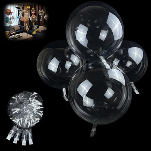 Bobo-Luftballons, rund, transparent, große transparente Dekorationen zum Befüllen, Party-Dekoration für Fotoshooting, DIY, Party, Babyparty, Hochzeit, Jahrestag, Festival, 8 Stück Bobo-Luftballons, rund, transparent, große transparente Dekorationen zum Befüllen, Party-Dekoration für Fotoshooting, DIY, Party, Babyparty, Hochzeit, Jahrestag, Festival, 8 Stück von ZmdecQna