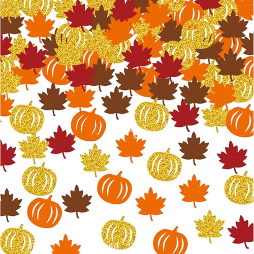100 Stück Herbst-Konfetti Kürbis Ahornblätter Dekorationen Glitzer Orange Gold Papier Konfetti Herbst Tischdekorationen Halloween Ernte Festival Party Supplies Fotografie Requisiten 100 Stück Herbst-Konfetti Kürbis Ahornblätter Dekorationen Glitzer Orange Gold Papier Konfetti Herbst Tischdekorationen Halloween Ernte Festival Party Supplies Fotografie Requisiten von Zmupl