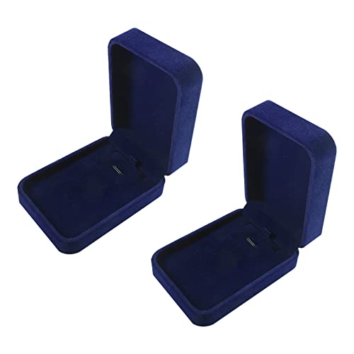 Zngou Samt-Geschenkbox für Halsketten, blaue Samt-Anhänger-Geschenk-Box, lange Kette, Schmuck-Display-Boxen, blaue Halsketten-Etui für Verlobung, Hochzeit, Muttertag, Weihnachten, Erntedankfest, Zngou Samt-Geschenkbox für Halsketten, blaue Samt-Anhänger-Geschenk-Box, lange Kette, Schmuck-Display-Boxen, blaue Halsketten-Etui für Verlobung, Hochzeit, Muttertag, Weihnachten, Erntedankfest, von Zngou