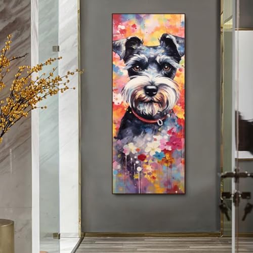 5D Diamond Painting Bunt Hund Diamond Painting Erwachsene/Kinder, DIY Diamond Art Diamant Painting Bilder, Kristall Strass Diamant Malerei Basteln für Home Wand Décor Geschenke 11.8x27.5 Inch/30x70 cm 5D Diamond Painting Bunt Hund Diamond Painting Erwachsene/Kinder, DIY Diamond Art Diamant Painting Bilder, Kristall Strass Diamant Malerei Basteln für Home Wand Décor Geschenke 11.8x27.5 Inch/30x70 cm von Znnegxiia