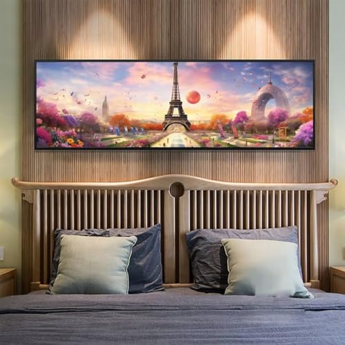 5D Diamond Painting Eiffelturm Landschaft Diamond Painting Erwachsene/Kinder, DIY Diamond Art Diamant Painting Bilder, Strass Diamant Malerei Basteln für Home Wand Décor, 35.4x94.4 Inch/90x240 cm 5D Diamond Painting Eiffelturm Landschaft Diamond Painting Erwachsene/Kinder, DIY Diamond Art Diamant Painting Bilder, Strass Diamant Malerei Basteln für Home Wand Décor, 35.4x94.4 Inch/90x240 cm von Znnegxiia