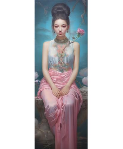 5D Diamond Painting Fee Blume Diamond Painting Erwachsene/Kinder, DIY Diamond Art Diamant Painting Bilder, Kristall Strass Diamant Malerei Basteln für Home Wand Décor, 23.6x62.9 Inch/60x160 cm 5D Diamond Painting Fee Blume Diamond Painting Erwachsene/Kinder, DIY Diamond Art Diamant Painting Bilder, Kristall Strass Diamant Malerei Basteln für Home Wand Décor, 23.6x62.9 Inch/60x160 cm von Znnegxiia