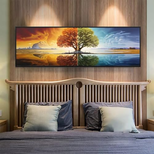 5D Diamond Painting Landschaft Baum Diamond Painting Erwachsene/Kinder, DIY Diamond Art Diamant Painting Bilder, Kristall Strass Diamant Malerei Basteln für Home Wand Décor, 35.4x94.4 Inch/90x240 cm 5D Diamond Painting Landschaft Baum Diamond Painting Erwachsene/Kinder, DIY Diamond Art Diamant Painting Bilder, Kristall Strass Diamant Malerei Basteln für Home Wand Décor, 35.4x94.4 Inch/90x240 cm von Znnegxiia