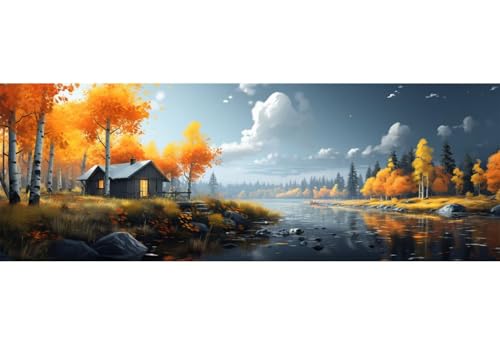 5D Diamond Painting Landschaft See Diamond Painting Erwachsene/Kinder, DIY Diamond Art Diamant Painting Bilder, Kristall Strass Diamant Malerei Basteln für Home Wand Décor, 11.8x27.5 Inch/30x70 cm 5D Diamond Painting Landschaft See Diamond Painting Erwachsene/Kinder, DIY Diamond Art Diamant Painting Bilder, Kristall Strass Diamant Malerei Basteln für Home Wand Décor, 11.8x27.5 Inch/30x70 cm von Znnegxiia