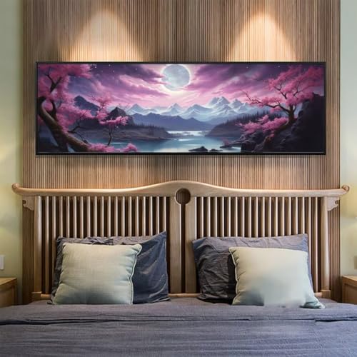 5D Diamond Painting Landschaft See Diamond Painting Erwachsene/Kinder, DIY Diamond Art Diamant Painting Bilder, Kristall Strass Diamant Malerei Basteln für Home Wand Décor, 31.4x82.6 Inch/80x210 cm 5D Diamond Painting Landschaft See Diamond Painting Erwachsene/Kinder, DIY Diamond Art Diamant Painting Bilder, Kristall Strass Diamant Malerei Basteln für Home Wand Décor, 31.4x82.6 Inch/80x210 cm von Znnegxiia