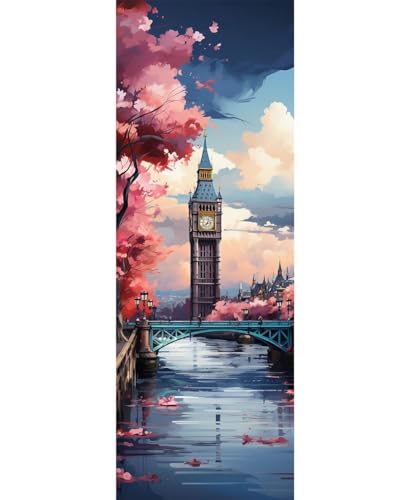 5D Diamond Painting London Landschaft Diamond Painting Erwachsene/Kinder, DIY Diamond Art Diamant Painting Bilder, Kristall Strass Diamant Malerei Basteln für Home Wand Décor, 31.4x82.6 Inch/80x210 cm 5D Diamond Painting London Landschaft Diamond Painting Erwachsene/Kinder, DIY Diamond Art Diamant Painting Bilder, Kristall Strass Diamant Malerei Basteln für Home Wand Décor, 31.4x82.6 Inch/80x210 cm von Znnegxiia