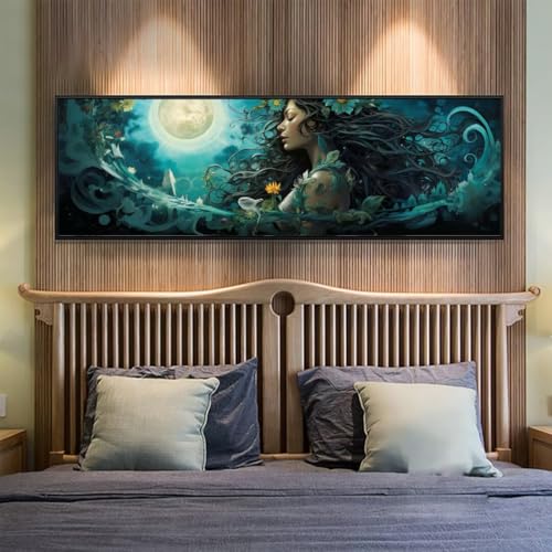 5D Diamond Painting Mond Fee Diamond Painting Erwachsene/Kinder, DIY Diamond Art Diamant Painting Bilder, Kristall Strass Diamant Malerei Basteln für Home Wand Décor Geschenke 35.4x94.4 Inch/90x240 cm 5D Diamond Painting Mond Fee Diamond Painting Erwachsene/Kinder, DIY Diamond Art Diamant Painting Bilder, Kristall Strass Diamant Malerei Basteln für Home Wand Décor Geschenke 35.4x94.4 Inch/90x240 cm von Znnegxiia
