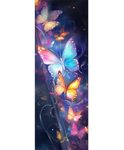 5D Diamond Painting Mysteriös Schmetterling Diamond Painting Erwachsene/Kinder, DIY Diamond Art Diamant Painting Bilder, Strass Diamant Malerei Basteln für Home Wand Décor, 31.4x82.6 Inch/80x210 cm 5D Diamond Painting Mysteriös Schmetterling Diamond Painting Erwachsene/Kinder, DIY Diamond Art Diamant Painting Bilder, Strass Diamant Malerei Basteln für Home Wand Décor, 31.4x82.6 Inch/80x210 cm von Znnegxiia