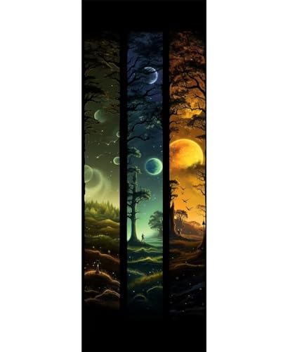 5D Diamond Painting Mysteriös Wald Diamond Painting Erwachsene/Kinder, DIY Diamond Art Diamant Painting Bilder, Kristall Strass Diamant Malerei Basteln für Home Wand Décor, 31.4x82.6 Inch/80x210 cm 5D Diamond Painting Mysteriös Wald Diamond Painting Erwachsene/Kinder, DIY Diamond Art Diamant Painting Bilder, Kristall Strass Diamant Malerei Basteln für Home Wand Décor, 31.4x82.6 Inch/80x210 cm von Znnegxiia