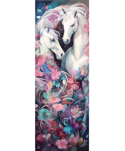 5D Diamond Painting Pferd Paar Diamond Painting Erwachsene/Kinder, DIY Diamond Art Diamant Painting Bilder, Kristall Strass Diamant Malerei Basteln für Home Wand Décor, 23.6x62.9 Inch/60x160 cm 5D Diamond Painting Pferd Paar Diamond Painting Erwachsene/Kinder, DIY Diamond Art Diamant Painting Bilder, Kristall Strass Diamant Malerei Basteln für Home Wand Décor, 23.6x62.9 Inch/60x160 cm von Znnegxiia