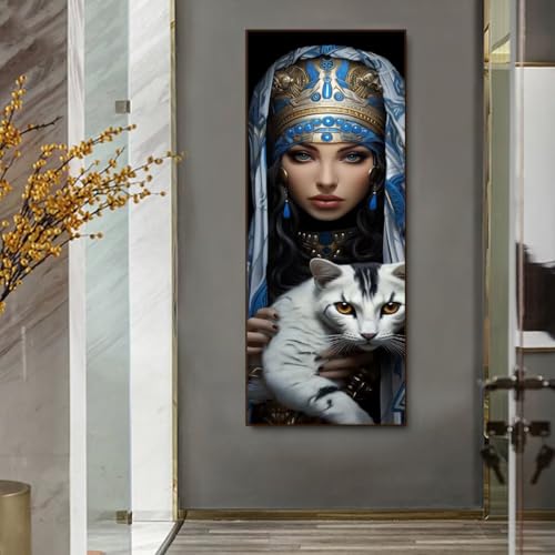 5D Diamond Painting Prinzessin Katze Diamond Painting Erwachsene/Kinder, DIY Diamond Art Diamant Painting Bilder, Kristall Strass Diamant Malerei Basteln für Home Wand Décor, 35.4x94.4 Inch/90x240 cm 5D Diamond Painting Prinzessin Katze Diamond Painting Erwachsene/Kinder, DIY Diamond Art Diamant Painting Bilder, Kristall Strass Diamant Malerei Basteln für Home Wand Décor, 35.4x94.4 Inch/90x240 cm von Znnegxiia
