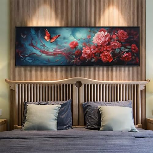 5D Diamond Painting Schmetterling Blume Diamond Painting Erwachsene/Kinder, DIY Diamond Art Diamant Painting Bilder, Kristall Strass Diamant Malerei Basteln für Wand Décor 35.4x94.4 Inch/90x240 cm 5D Diamond Painting Schmetterling Blume Diamond Painting Erwachsene/Kinder, DIY Diamond Art Diamant Painting Bilder, Kristall Strass Diamant Malerei Basteln für Wand Décor 35.4x94.4 Inch/90x240 cm von Znnegxiia