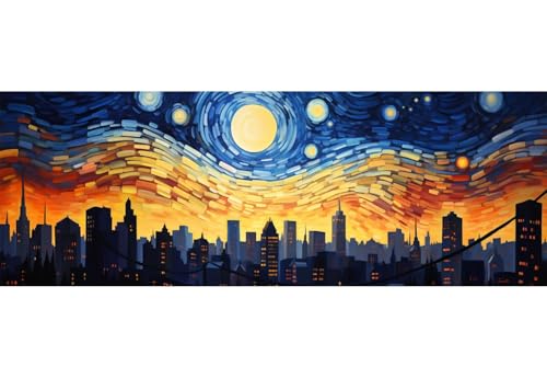 5D Diamond Painting Sternenhimmel Stadt Diamond Painting Erwachsene/Kinder, DIY Diamond Art Diamant Painting Bilder, Kristall Strass Diamant Malerei Basteln für Wand Décor 35.4x94.4 Inch/90x240 cm 5D Diamond Painting Sternenhimmel Stadt Diamond Painting Erwachsene/Kinder, DIY Diamond Art Diamant Painting Bilder, Kristall Strass Diamant Malerei Basteln für Wand Décor 35.4x94.4 Inch/90x240 cm von Znnegxiia