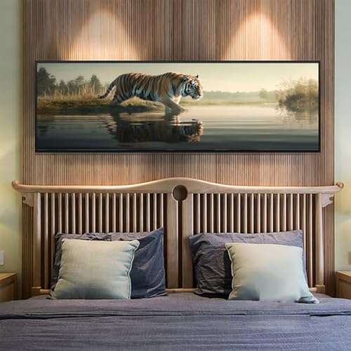 5D Diamond Painting Tiger See Diamond Painting Erwachsene/Kinder, DIY Diamond Art Diamant Painting Bilder, Kristall Strass Diamant Malerei Basteln für Home Wand Décor, Geschenke 7.8x19.6 Inch/20x50 cm 5D Diamond Painting Tiger See Diamond Painting Erwachsene/Kinder, DIY Diamond Art Diamant Painting Bilder, Kristall Strass Diamant Malerei Basteln für Home Wand Décor, Geschenke 7.8x19.6 Inch/20x50 cm von Znnegxiia
