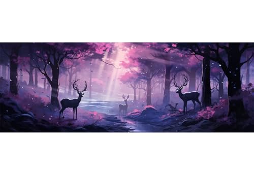5D Diamond Painting Wald Hirsch Diamond Painting Erwachsene/Kinder, DIY Diamond Art Diamant Painting Bilder, Kristall Strass Diamant Malerei Basteln für Home Wand Décor, 27.5x70.8 Inch/70x180 cm 5D Diamond Painting Wald Hirsch Diamond Painting Erwachsene/Kinder, DIY Diamond Art Diamant Painting Bilder, Kristall Strass Diamant Malerei Basteln für Home Wand Décor, 27.5x70.8 Inch/70x180 cm von Znnegxiia
