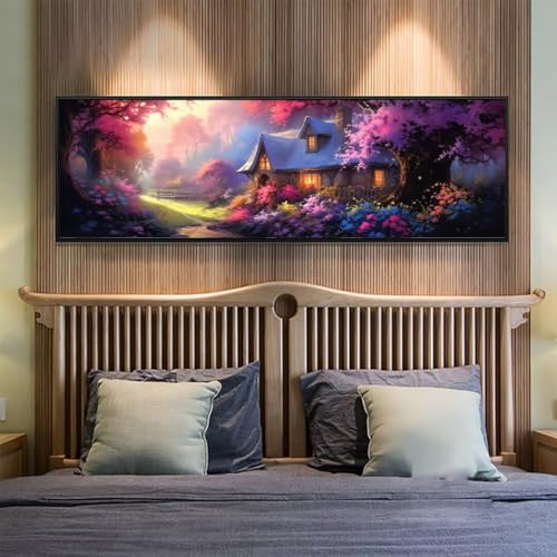 5D Diamond Painting Wald Hütte Diamond Painting Erwachsene/Kinder, DIY Diamond Art Diamant Painting Bilder, Kristall Strass Diamant Malerei Basteln für Home Wand Décor, 31.4x82.6 Inch/80x210 cm 5D Diamond Painting Wald Hütte Diamond Painting Erwachsene/Kinder, DIY Diamond Art Diamant Painting Bilder, Kristall Strass Diamant Malerei Basteln für Home Wand Décor, 31.4x82.6 Inch/80x210 cm von Znnegxiia