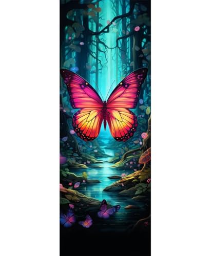 5D Diamond Painting Wald Schmetterling Diamond Painting Erwachsene/Kinder, DIY Diamond Art Diamant Painting Bilder, Kristall Strass Diamant Malerei Basteln für Home Wand Décor 23.6x62.9 Inch/60x160 cm 5D Diamond Painting Wald Schmetterling Diamond Painting Erwachsene/Kinder, DIY Diamond Art Diamant Painting Bilder, Kristall Strass Diamant Malerei Basteln für Home Wand Décor 23.6x62.9 Inch/60x160 cm von Znnegxiia