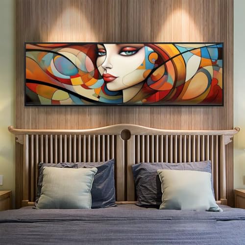 Diamond Painting Abstrakt Diamant Painting Bilder Erwachsene/Kinder, 11.8x27.5 Inch/30x70 cm Groß xxl 5D Diamond Painting Gesicht für Wand Deko, DIY Kreuzstich Stickerei Diamant Kunst für Home Décor Diamond Painting Abstrakt Diamant Painting Bilder Erwachsene/Kinder, 11.8x27.5 Inch/30x70 cm Groß xxl 5D Diamond Painting Gesicht für Wand Deko, DIY Kreuzstich Stickerei Diamant Kunst für Home Décor von Znnegxiia