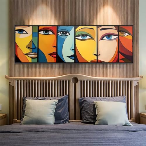 Diamond Painting Abstrakt Diamant Painting Bilder Erwachsene/Kinder, 11.8x27.5 Inch/30x70 cm Groß xxl 5D Diamond Painting Gesicht für Wand Deko, DIY Kreuzstich Stickerei Diamant Kunst für Home Décor Diamond Painting Abstrakt Diamant Painting Bilder Erwachsene/Kinder, 11.8x27.5 Inch/30x70 cm Groß xxl 5D Diamond Painting Gesicht für Wand Deko, DIY Kreuzstich Stickerei Diamant Kunst für Home Décor von Znnegxiia