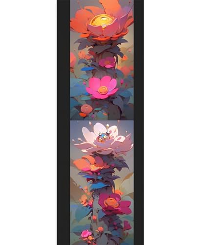 Diamond Painting Blume Diamant Painting Bilder Erwachsene/Kinder, 11.8x27.5 Inch/30x70 cm Groß xxl 5D Diamond Painting Lotus für Wand Deko, DIY Kreuzstich Stickerei Diamant Kunst Set für Home Décor Diamond Painting Blume Diamant Painting Bilder Erwachsene/Kinder, 11.8x27.5 Inch/30x70 cm Groß xxl 5D Diamond Painting Lotus für Wand Deko, DIY Kreuzstich Stickerei Diamant Kunst Set für Home Décor von Znnegxiia