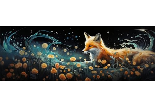Diamond Painting Blume Diamant Painting Bilder Erwachsene/Kinder, 23.6x62.9 Inch/60x160 cm Groß xxl 5D Diamond Painting Fuchs für Wand Deko, DIY Kreuzstich Stickerei Diamant Kunst Set für Home Décor Diamond Painting Blume Diamant Painting Bilder Erwachsene/Kinder, 23.6x62.9 Inch/60x160 cm Groß xxl 5D Diamond Painting Fuchs für Wand Deko, DIY Kreuzstich Stickerei Diamant Kunst Set für Home Décor von Znnegxiia