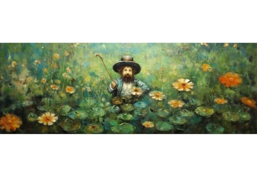 Diamond Painting Blume Diamant Painting Bilder Erwachsene/Kinder, 39.3x106.2 Inch/100x270 cm Groß xxl 5D Diamond Painting Wald für Wand Deko, DIY Kreuzstich Stickerei Diamant Kunst Set für Home Décor von Znnegxiia