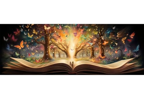 Diamond Painting Buch Diamant Painting Bilder Erwachsene/Kinder, 15.7x39.3 Inch/40x100 cm Groß xxl 5D Diamond Painting Wald für Wand Deko, DIY Kreuzstich Stickerei Diamant Kunst Set für Home Décor Diamond Painting Buch Diamant Painting Bilder Erwachsene/Kinder, 15.7x39.3 Inch/40x100 cm Groß xxl 5D Diamond Painting Wald für Wand Deko, DIY Kreuzstich Stickerei Diamant Kunst Set für Home Décor von Znnegxiia