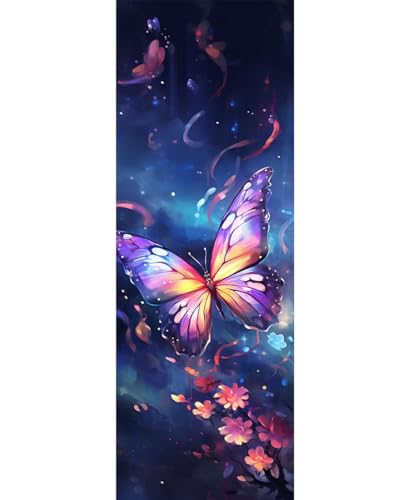 Diamond Painting Fantasie Diamant Painting Bilder Erwachsene/Kinder, 11.8x27.5 Inch/30x70 cm Groß xxl 5D Diamond Painting Schmetterling für Wand Deko, DIY Stickerei Diamant Kunst Set für Home Décor Diamond Painting Fantasie Diamant Painting Bilder Erwachsene/Kinder, 11.8x27.5 Inch/30x70 cm Groß xxl 5D Diamond Painting Schmetterling für Wand Deko, DIY Stickerei Diamant Kunst Set für Home Décor von Znnegxiia
