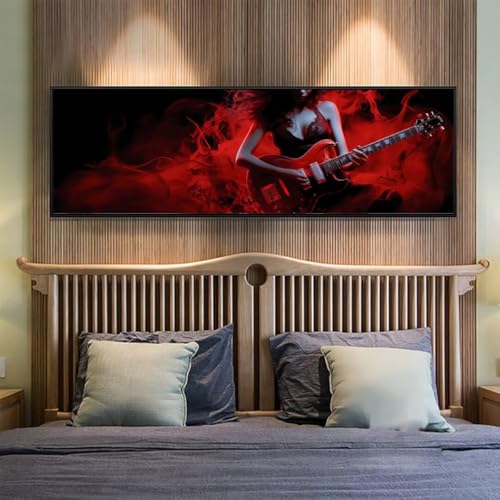 Diamond Painting Gitarre Diamant Painting Bilder Erwachsene/Kinder, 31.4x82.6 Inch/80x210 cm Groß xxl 5D Diamond Painting Dame für Wand Deko, DIY Kreuzstich Stickerei Diamant Kunst Set für Home Décor Diamond Painting Gitarre Diamant Painting Bilder Erwachsene/Kinder, 31.4x82.6 Inch/80x210 cm Groß xxl 5D Diamond Painting Dame für Wand Deko, DIY Kreuzstich Stickerei Diamant Kunst Set für Home Décor von Znnegxiia