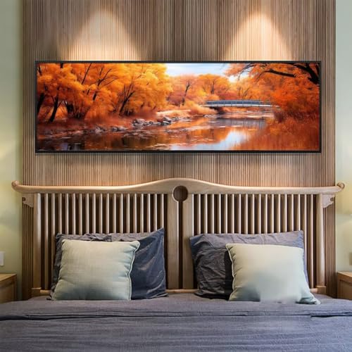Diamond Painting Herbst Diamant Painting Bilder Erwachsene/Kinder, 27.5x70.8 Inch/70x180 cm Groß xxl 5D Diamond Painting Landschaft für Wand Deko, DIY Stickerei Diamant Kunst Set für Home Décor Diamond Painting Herbst Diamant Painting Bilder Erwachsene/Kinder, 27.5x70.8 Inch/70x180 cm Groß xxl 5D Diamond Painting Landschaft für Wand Deko, DIY Stickerei Diamant Kunst Set für Home Décor von Znnegxiia