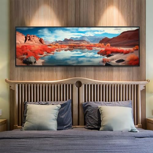 Diamond Painting Landschaft Diamant Painting Bilder Erwachsene/Kinder, 31.4x82.6 Inch/80x210 cm Groß xxl 5D Diamond Painting See für Wand Deko, DIY Kreuzstich Stickerei Diamant Kunst für Home Décor Diamond Painting Landschaft Diamant Painting Bilder Erwachsene/Kinder, 31.4x82.6 Inch/80x210 cm Groß xxl 5D Diamond Painting See für Wand Deko, DIY Kreuzstich Stickerei Diamant Kunst für Home Décor von Znnegxiia