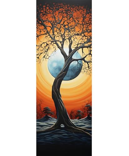 Diamond Painting Mond Diamant Painting Bilder Erwachsene/Kinder, 23.6x62.9 Inch/60x160 cm Groß xxl 5D Diamond Painting Baum für Wand Deko, DIY Kreuzstich Stickerei Diamant Kunst Set für Home Décor Diamond Painting Mond Diamant Painting Bilder Erwachsene/Kinder, 23.6x62.9 Inch/60x160 cm Groß xxl 5D Diamond Painting Baum für Wand Deko, DIY Kreuzstich Stickerei Diamant Kunst Set für Home Décor von Znnegxiia