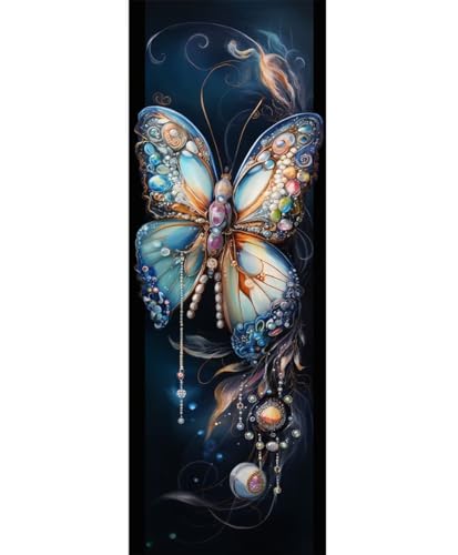 Diamond Painting Mysteriös Diamant Painting Bilder Erwachsene/Kinder, 7.8x19.6 Inch/20x50 cm Groß xxl 5D Diamond Painting Schmetterling für Wand Deko, DIY Stickerei Diamant Kunst Set für Home Décor Diamond Painting Mysteriös Diamant Painting Bilder Erwachsene/Kinder, 7.8x19.6 Inch/20x50 cm Groß xxl 5D Diamond Painting Schmetterling für Wand Deko, DIY Stickerei Diamant Kunst Set für Home Décor von Znnegxiia