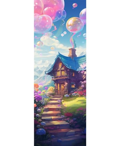 Diamond Painting Schloss Diamant Painting Bilder Erwachsene/Kinder, 11.8x27.5 Inch/30x70 cm Groß xxl 5D Diamond Painting Blume für Wand Deko, DIY Kreuzstich Stickerei Diamant Kunst Set für Home Décor Diamond Painting Schloss Diamant Painting Bilder Erwachsene/Kinder, 11.8x27.5 Inch/30x70 cm Groß xxl 5D Diamond Painting Blume für Wand Deko, DIY Kreuzstich Stickerei Diamant Kunst Set für Home Décor von Znnegxiia