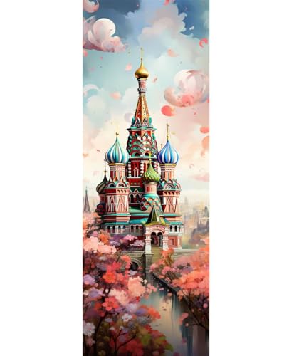 Diamond Painting Schloss Diamant Painting Bilder Erwachsene/Kinder, 23.6x62.9 Inch/60x160 cm Groß xxl 5D Diamond Painting Blume für Wand Deko, DIY Kreuzstich Stickerei Diamant Kunst Set für Home Décor Diamond Painting Schloss Diamant Painting Bilder Erwachsene/Kinder, 23.6x62.9 Inch/60x160 cm Groß xxl 5D Diamond Painting Blume für Wand Deko, DIY Kreuzstich Stickerei Diamant Kunst Set für Home Décor von Znnegxiia