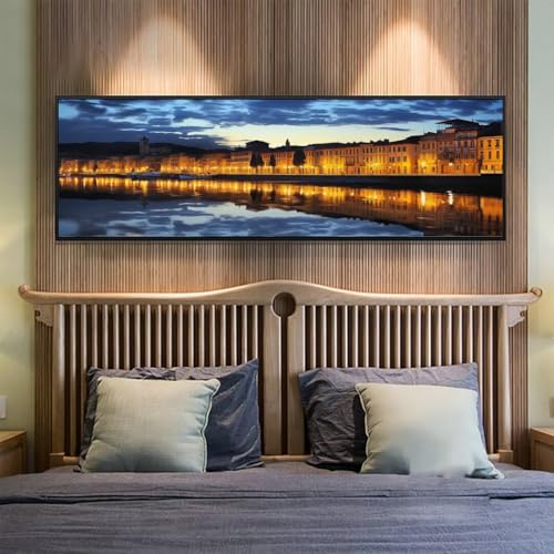 Diamond Painting See Diamant Painting Bilder Erwachsene/Kinder, 7.8x19.6 Inch/20x50 cm Groß xxl 5D Diamond Painting Stadt für Wand Deko, DIY Kreuzstich Stickerei Diamant Kunst Set für Home Décor Diamond Painting See Diamant Painting Bilder Erwachsene/Kinder, 7.8x19.6 Inch/20x50 cm Groß xxl 5D Diamond Painting Stadt für Wand Deko, DIY Kreuzstich Stickerei Diamant Kunst Set für Home Décor von Znnegxiia