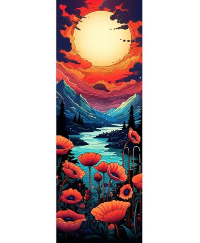 Diamond Painting Sonnenuntergang Diamant Painting Bilder Erwachsene/Kinder, 11.8x27.5 Inch/30x70 cm Groß xxl 5D Diamond Painting Mohnblume für Wand Deko, DIY Stickerei Diamant Kunst Set für Home Décor Diamond Painting Sonnenuntergang Diamant Painting Bilder Erwachsene/Kinder, 11.8x27.5 Inch/30x70 cm Groß xxl 5D Diamond Painting Mohnblume für Wand Deko, DIY Stickerei Diamant Kunst Set für Home Décor von Znnegxiia