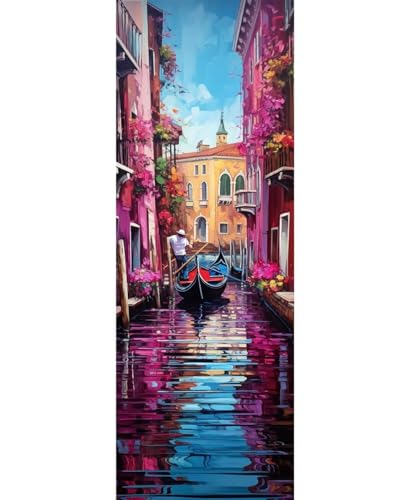 Diamond Painting Stadt Diamant Painting Bilder Erwachsene/Kinder, 11.8x27.5 Inch/30x70 cm Groß xxl 5D Diamond Painting Venedig für Wand Deko, DIY Kreuzstich Stickerei Diamant Kunst Set für Home Décor Diamond Painting Stadt Diamant Painting Bilder Erwachsene/Kinder, 11.8x27.5 Inch/30x70 cm Groß xxl 5D Diamond Painting Venedig für Wand Deko, DIY Kreuzstich Stickerei Diamant Kunst Set für Home Décor von Znnegxiia