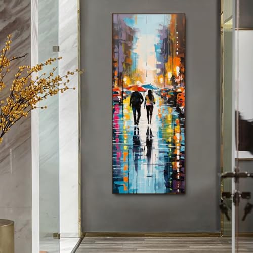Diamond Painting Stadt Diamant Painting Bilder Erwachsene/Kinder, 35.4x94.4 Inch/90x240 cm Groß xxl 5D Diamond Painting Paar für Wand Deko, DIY Kreuzstich Stickerei Diamant Kunst Set für Home Décor Diamond Painting Stadt Diamant Painting Bilder Erwachsene/Kinder, 35.4x94.4 Inch/90x240 cm Groß xxl 5D Diamond Painting Paar für Wand Deko, DIY Kreuzstich Stickerei Diamant Kunst Set für Home Décor von Znnegxiia